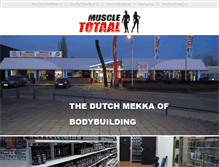 Tablet Screenshot of muscletotaal.nl
